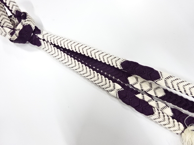 正絹　手組帯締め